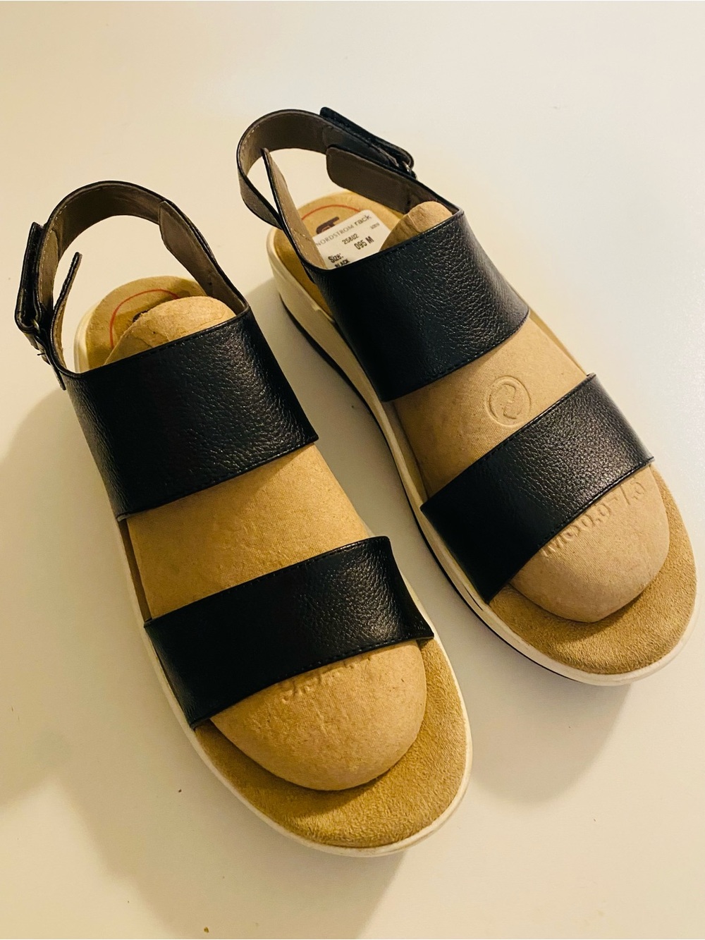 NEW Bionica Yolanda Orthopedic Walking Sandal Ankle Strap Leather Sz 9.5 $163